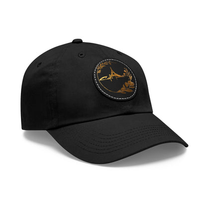 Cafe Paris Hat with Leather Patch - Perfect for Outdoor Adventures