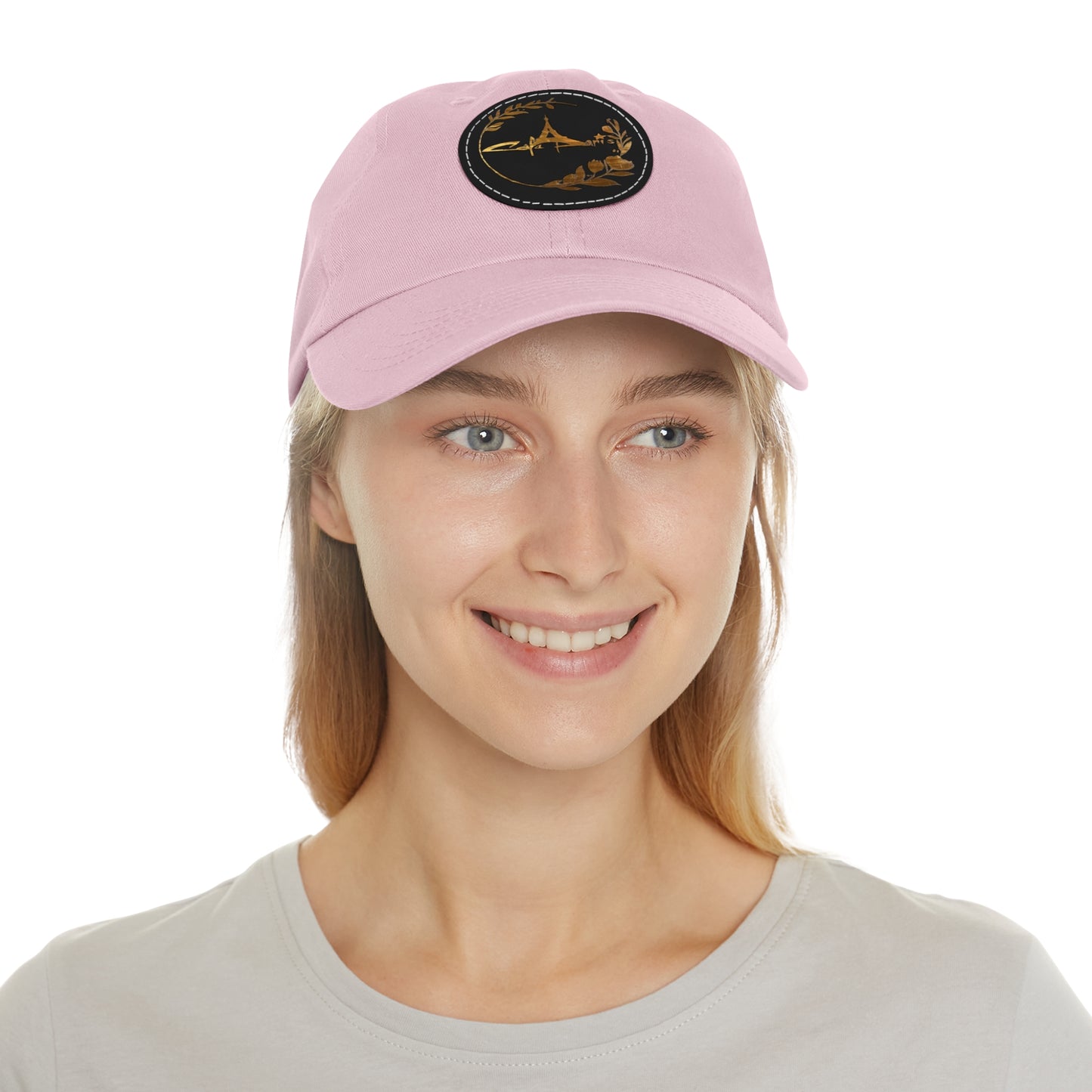 Cafe Paris Hat with Leather Patch - Perfect for Outdoor Adventures