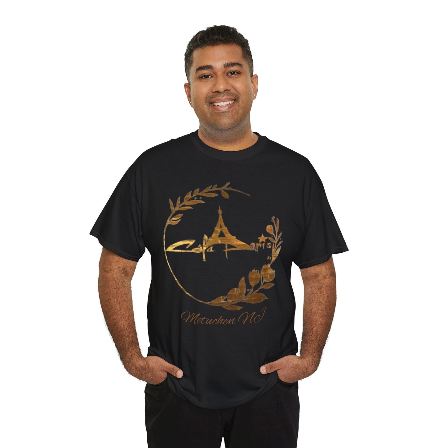 Gold Paris Cafe Tee