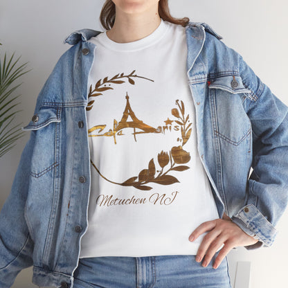 Gold Paris Cafe Tee