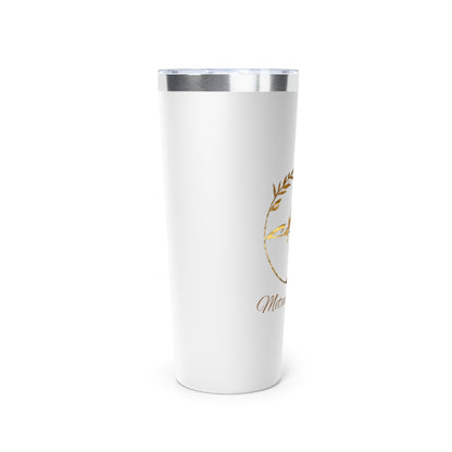 Cafe Paris Motif Copper Vacuum Insulated Tumbler, 22oz