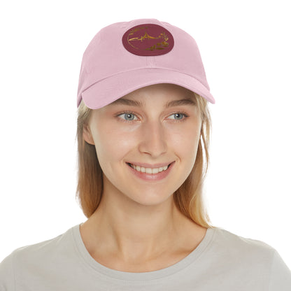 Cafe Paris Hat with Leather Patch - Perfect for Outdoor Adventures