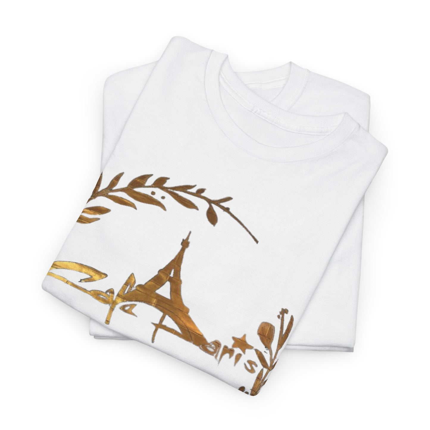 Gold Paris Cafe Tee