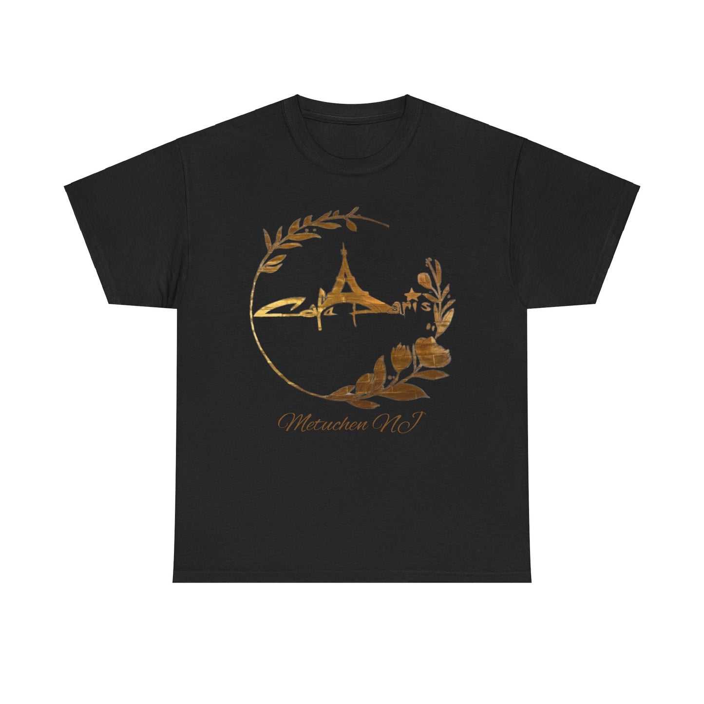 Gold Paris Cafe Tee