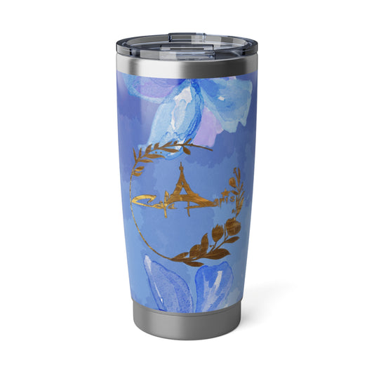 Cafe Paris dans Bleu 20oz Travel Tumbler