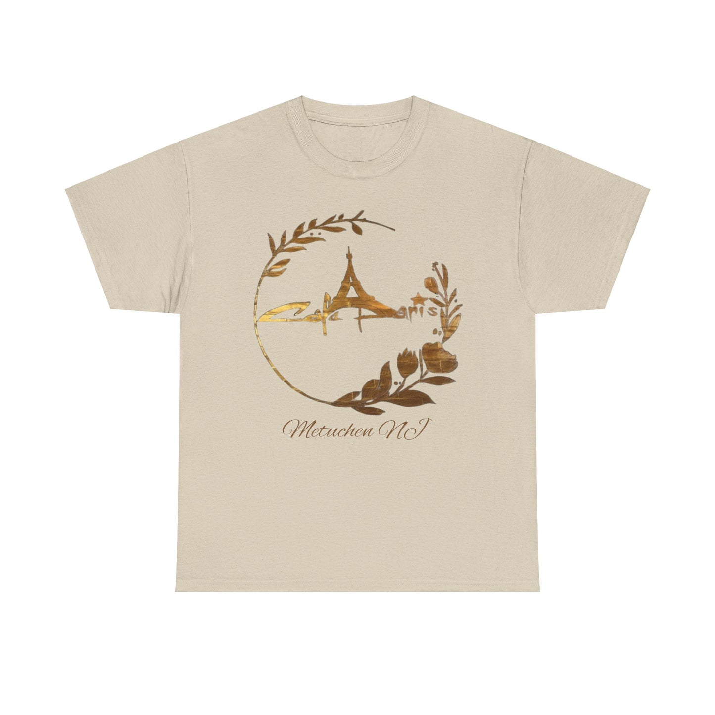 Gold Paris Cafe Tee