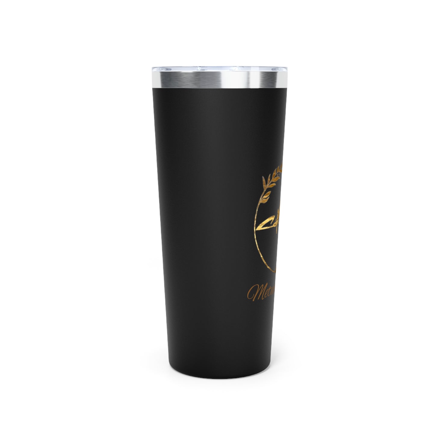 Cafe Paris Motif Copper Vacuum Insulated Tumbler, 22oz