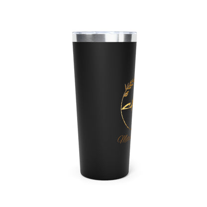 Cafe Paris Motif Copper Vacuum Insulated Tumbler, 22oz