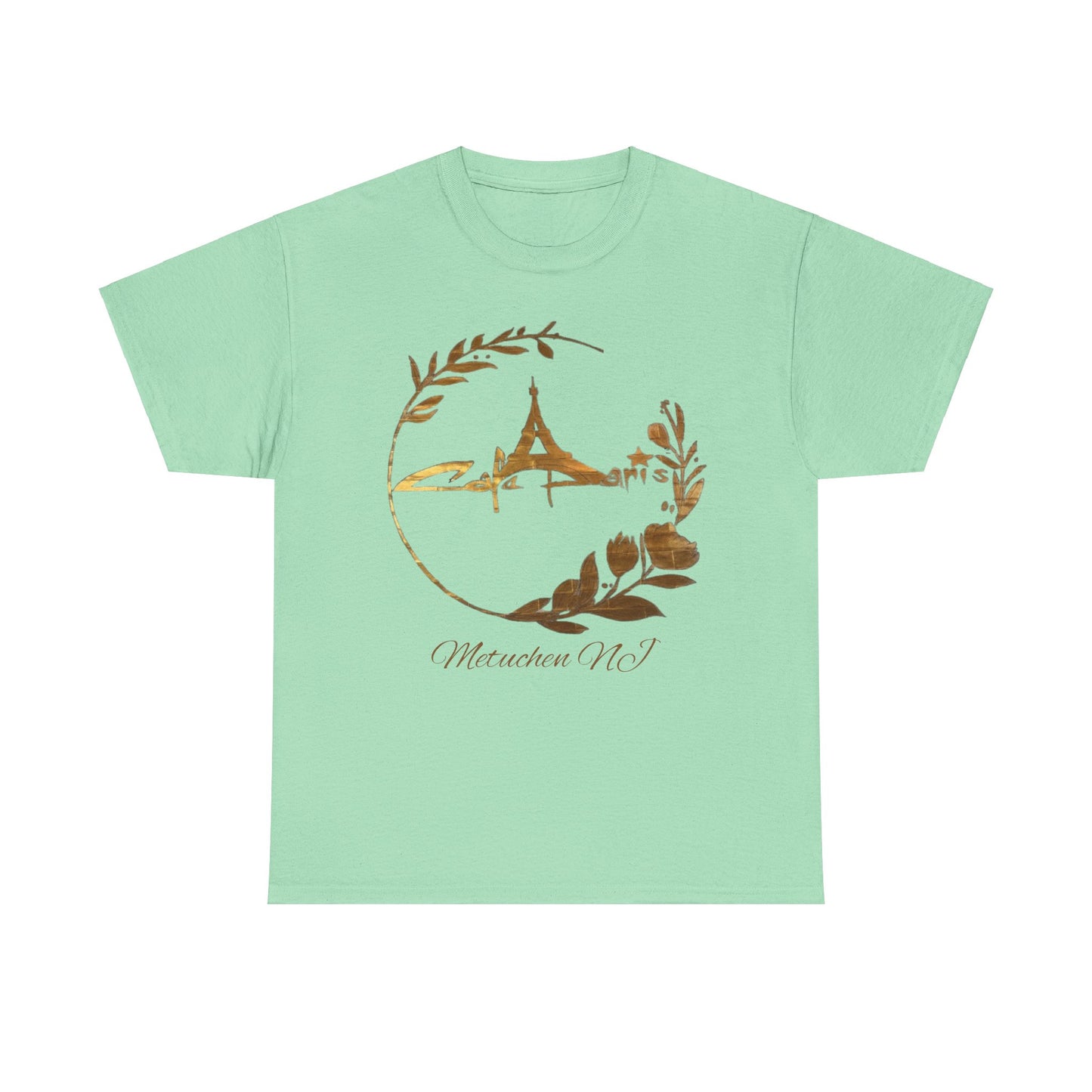 Gold Paris Cafe Tee