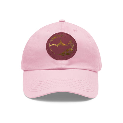 Cafe Paris Hat with Leather Patch - Perfect for Outdoor Adventures