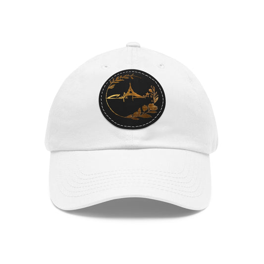 Cafe Paris Hat with Leather Patch - Perfect for Outdoor Adventures