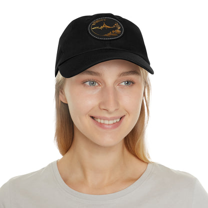 Cafe Paris Hat with Leather Patch - Perfect for Outdoor Adventures