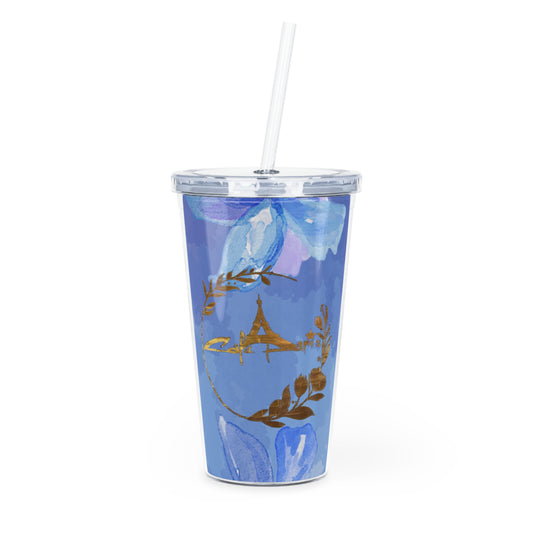 Cafe Paris dans Bleu 20oz Travel Tumbler
