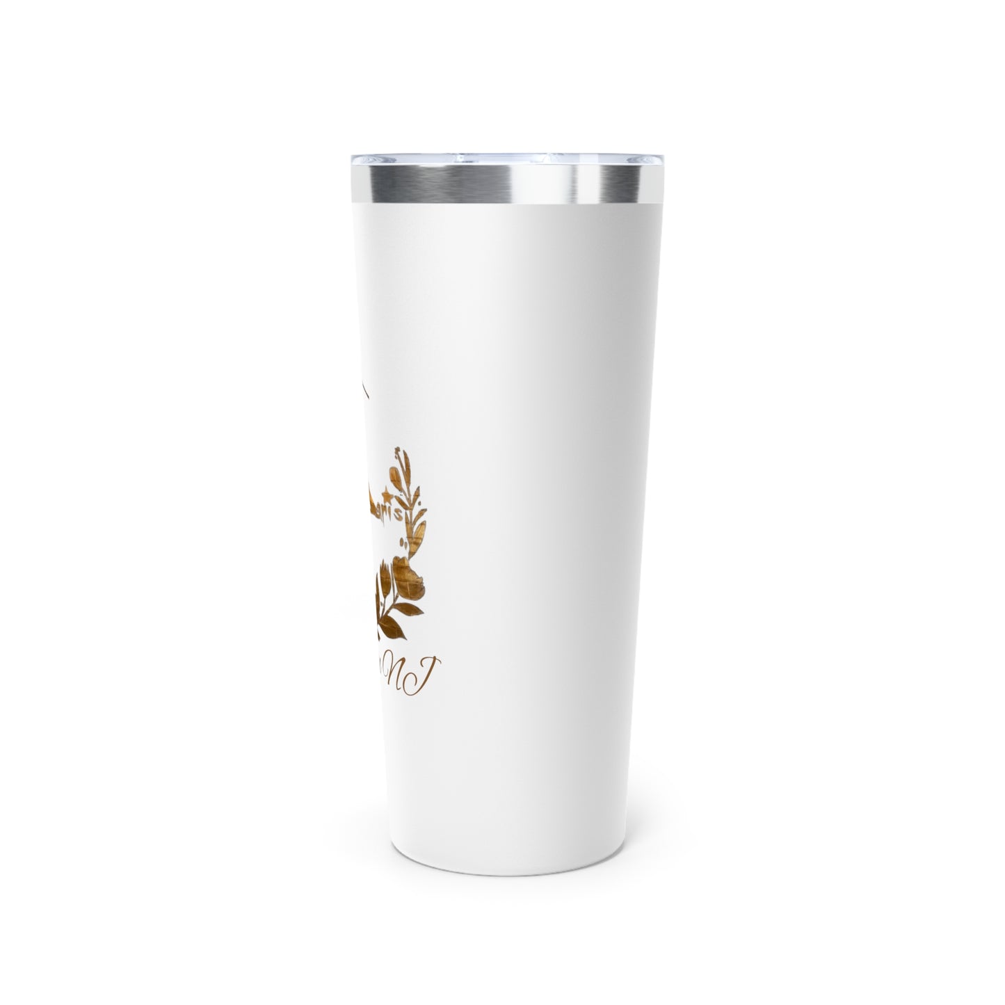 Cafe Paris Motif Copper Vacuum Insulated Tumbler, 22oz