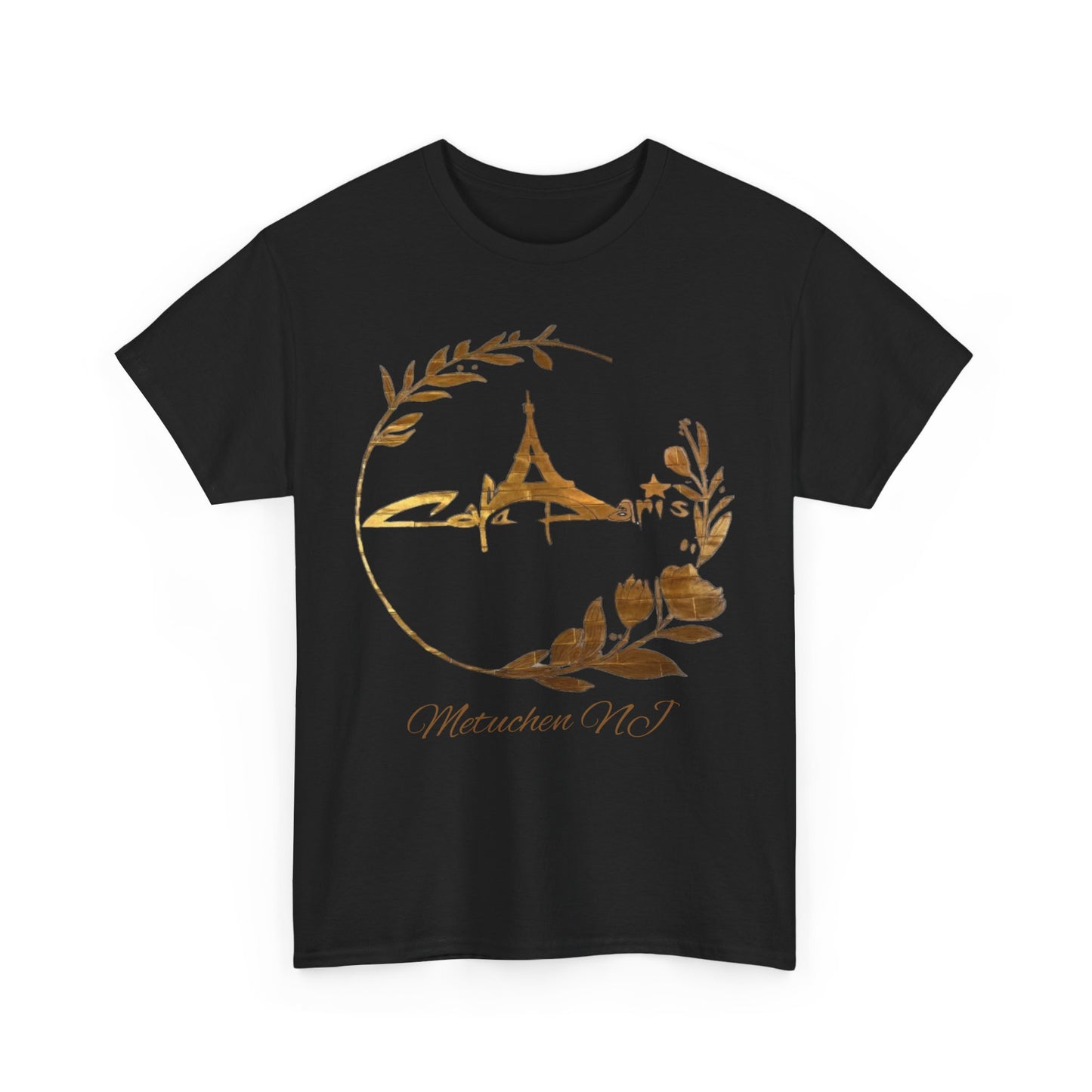 Gold Paris Cafe Tee