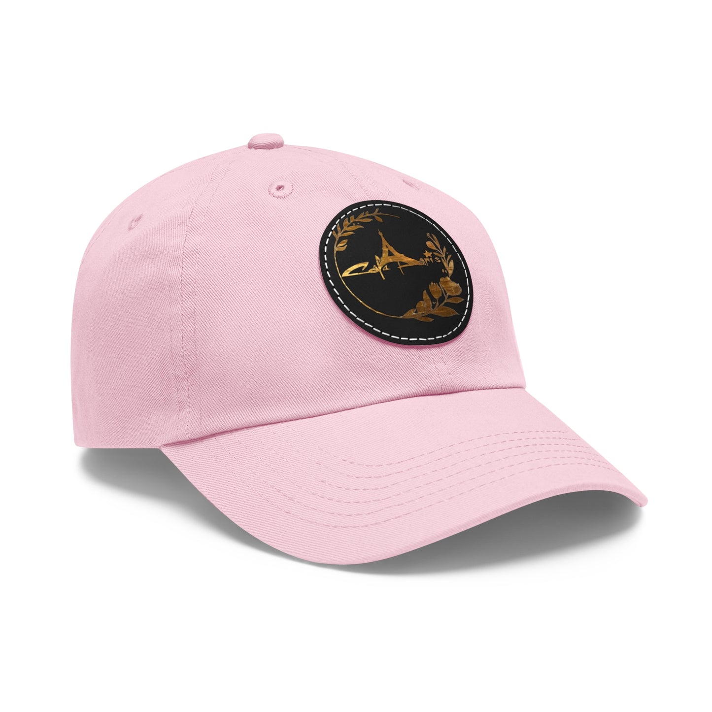 Cafe Paris Hat with Leather Patch - Perfect for Outdoor Adventures