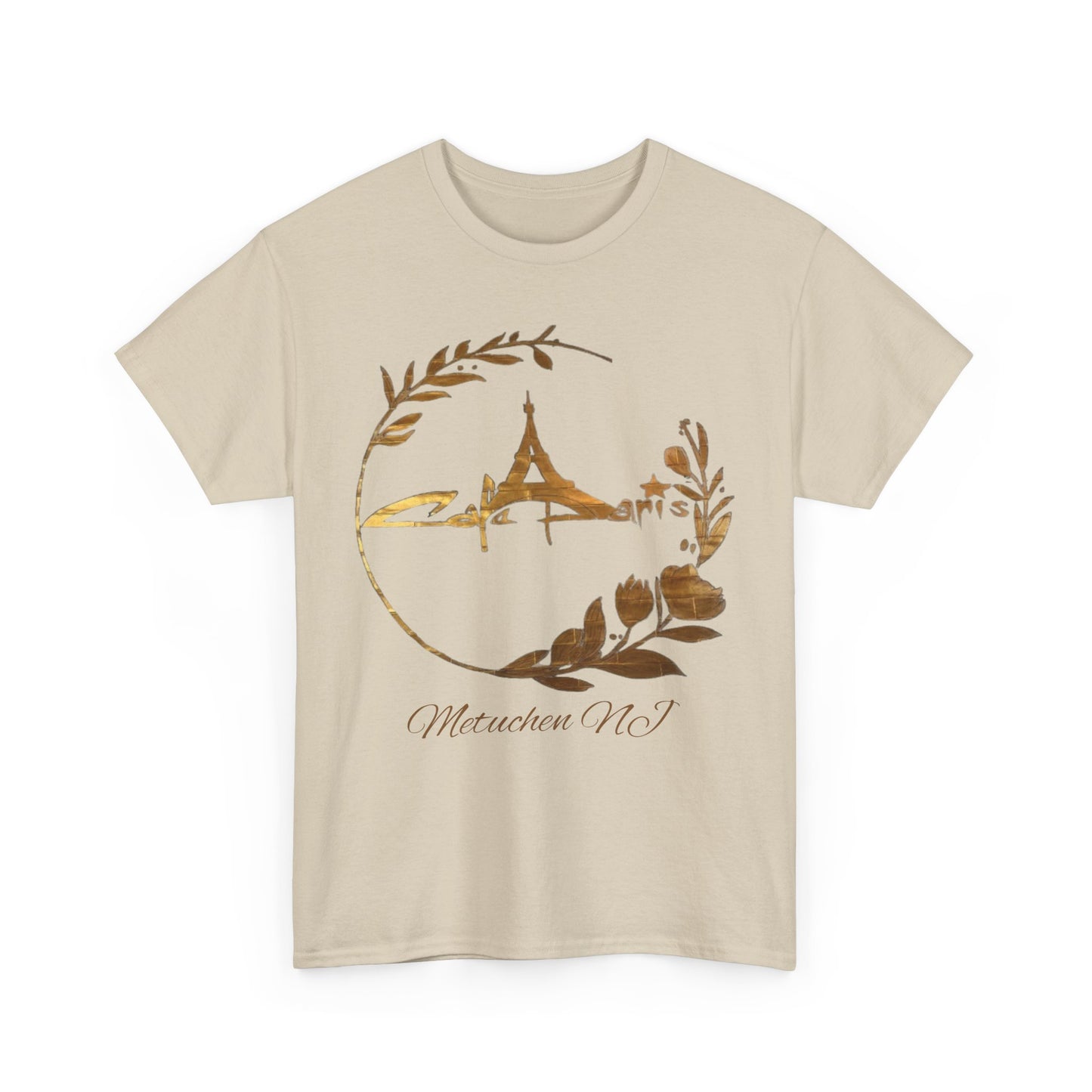Gold Paris Cafe Tee