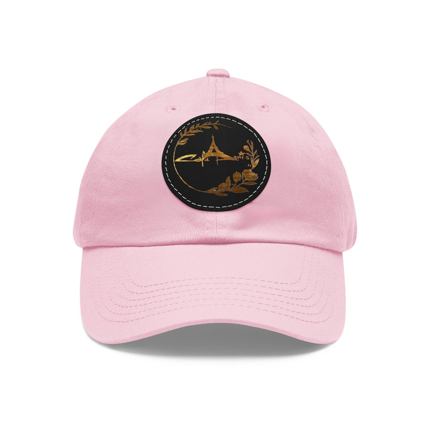 Cafe Paris Hat with Leather Patch - Perfect for Outdoor Adventures