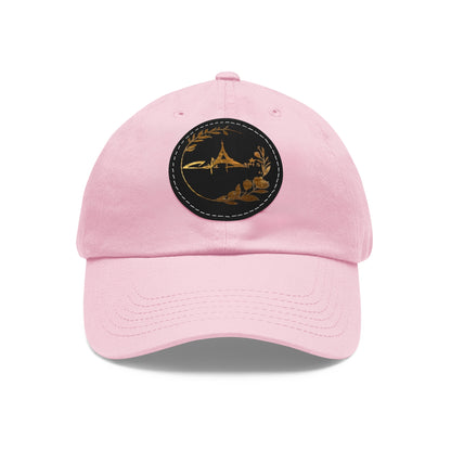 Cafe Paris Hat with Leather Patch - Perfect for Outdoor Adventures