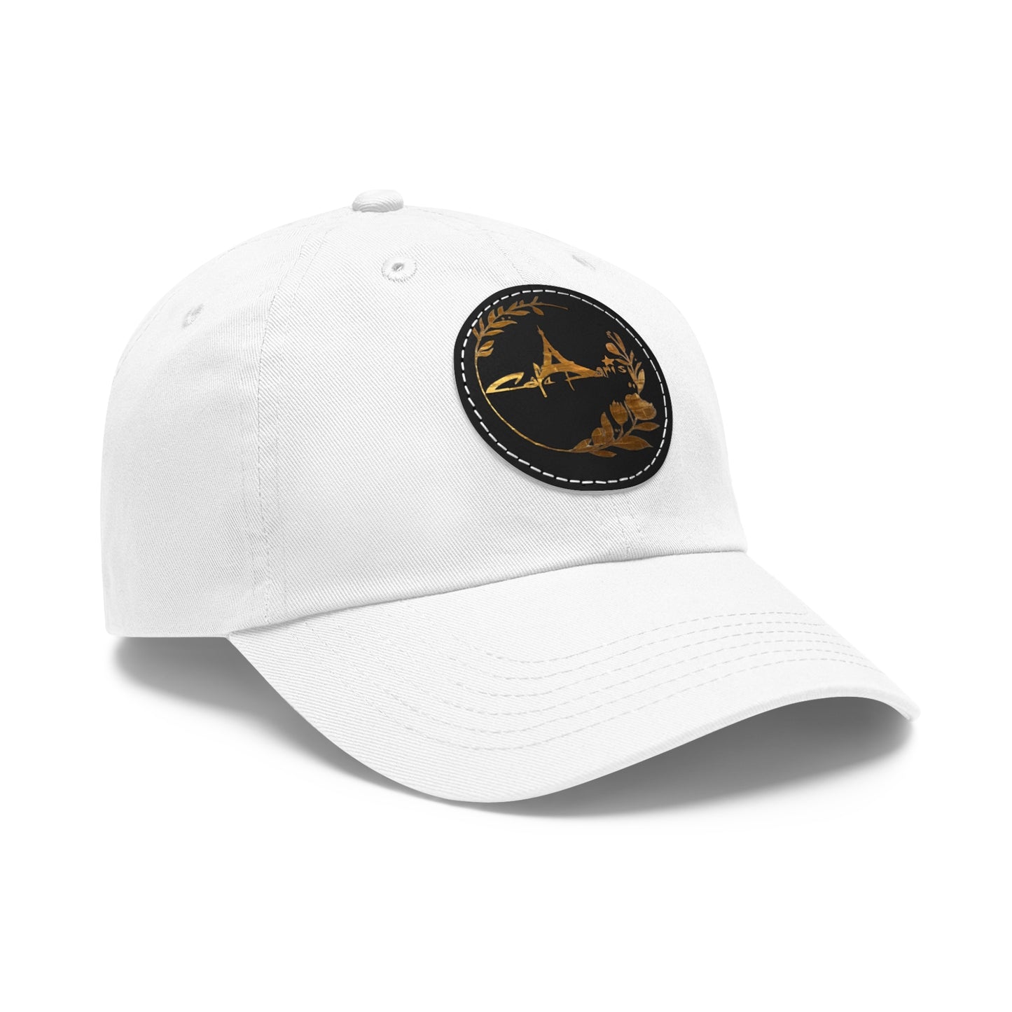 Cafe Paris Hat with Leather Patch - Perfect for Outdoor Adventures
